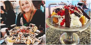 6 x glass dessert bowls ice cream sundae short. This Giant Disney World Orlando Sundae Is Served In A Kitchen Sink Narcity