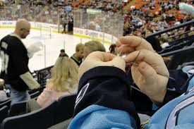 Maybe you would like to learn more about one of these? Stop Needling The Knitting Lady At Pittsburgh Penguins Games Wsj