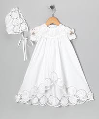 Ma Petite Amie White Baptism Dress Bonnet Infant Christening Dress Godmother Dress Baptism Dress