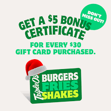 Maybe you would like to learn more about one of these? Triple O S On Twitter Don T Miss Out On Our Holiday Gift Certificate Promotion Available Until December 27 2020 Get A 5 Bonus Certificate For Every 30 Gift Card Purchased Available To