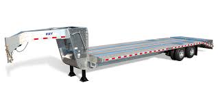8 feet wide is standard, but wide trailers are also available. 25k Gooseneck Equipment Trailers Mh Eby