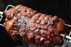 Spiessbraten Vom Drehspiess Gasgrill Oder Grill Mit Deckel Spiessbraten Spiesse Rezept Spiessbraten Grillen