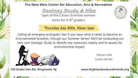 Geology Study & Hike(6th-8th Graders)