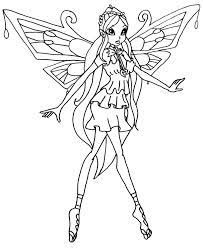 Free Winx Club Bloom Enchantix Coloring Pages, Download Free Winx Club Bloom  Enchantix Coloring Pages png images, Free ClipArts on Clipart Library