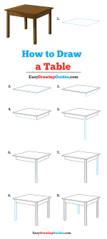 How To Draw A Table Really Easy Drawing Tutorial In 2020 Drawing Tutorial Easy Easy Drawings Drawing Tutorial