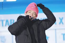 7 Photos Of Bts S V In His New Beanie Proving Real Men Wear Pink Koreaboo Bts V Bts Taehyung