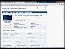 The best capital one visa is the capital one venture rewards credit card. How To Apply Capital One Credit Card Venture Rewards Youtube