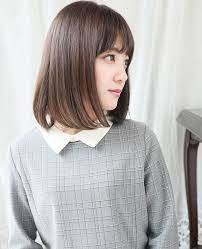 長めボブのおしゃれな髪型50選 伸ばしかけでも可愛くアレンジしよう folk 髪型 ボブ ミディアムボブのヘアスタイル 髪型