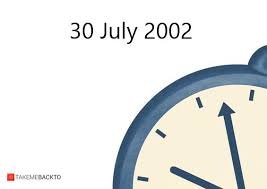 It was saturday, under the sign of leo (see zodiac on july 30, 1966).the us president was lyndon b. July 30 2002 Tuesday What Happened On 7 30 2002 Takemeback To