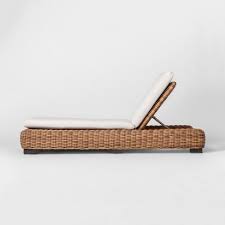 They are made to be used indoors or outdoors. Eldridge Wicker Patio Chaise Lounge With Sunbrella Cushions Brown White Smith Hawken Target