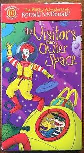 As part of jerome's vision, he imagined a little theater that would show mcdonaldland movies like ronald mcdonald's scary halloween. The Wacky Adventures Of Ronald Mcdonald The Visitors From Outer Space Vhs Ebay