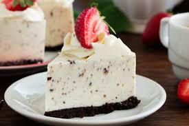 Un Gateau Au Fromage Et Oreo Sans Cuisson Oreo Recette Cheesecake Creme Pour Gateau