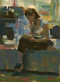 The Best Moments In Reading All When You Come Across Something A Thought A Feeling A Way Of Looking At Things That You Thought Reading Art Art Figure Painting