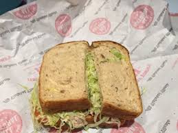 If you get the turkey tom (my personal favorite) on a lettuce wrap, it is 315 calories compared to 554 on the regular bread. Jimmy Johns Indianapolis 5335 E Southport Rd Menu Prices Restaurant Reviews Tripadvisor