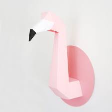 Pink Flamingo Paper Origami Www Chloefleury Com Idee Cadeau Maison