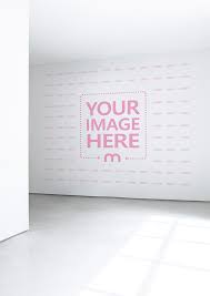 A Creative Logo Mockup Scene For Showcasing Your Design Or Message On A Hallway Wall Upload Your Own Picture Int Mockup Design Logo Mockup Gallery Wall Mockup