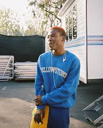 Blue Sweatshirt Fit Ft Merlyn Wood Blue Aesthetic Tnt Fashion American Boyfriend