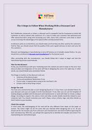 Fundraising is a challenge for many organizations, but selling discount cards as a fundraiser can be a profitable endeavor for your group. The 4 Steps To Follow When Working With A Discount Card Manufacturer By Alltime Print Issuu