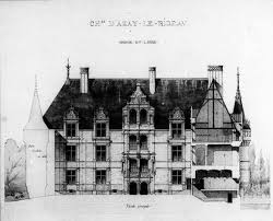 Chateau D Azay Le Rideau Elevation Frankrijk