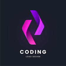 Make a logo for your website. Free Vector Flat Code Logo Collection