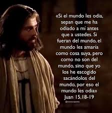 Juan 15 18 19 Si El Mundo Les Odia Sepan Que Me Ha Odiado A Mi Antes Que A Ustedes Follow Jesus Jesus Movie Posters