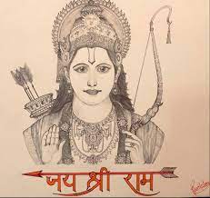Pin On Pencil Sketch Jai Shri Ram