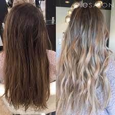Not that the latest trendy shade of blonde hasn't been fun, but at a certain point the expense and damage gets old, especially when your hair is naturally dark brown or black. Brown To Blonde Rreece13 Makes It Happen Blonde Hair Transformations Brown Hair Dye Brown To Blonde