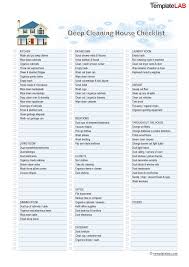 Things needed for a house. 40 Printable House Cleaning Checklist Templates á… Templatelab