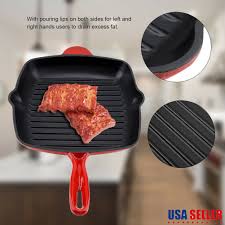 Https Ift Tt 36h5y6p Pan Ideas Of Pan Pan 11 Square Cast Iron Skillet Grill Frying Pan Gridd Cast Iron Griddle Pan Oven Cooking How To Grill Steak