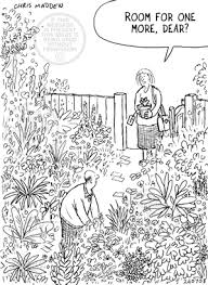 2592x1936 my beautiful garden drawing how to draw a cartoon flower garden. Gardening Cartoon Garden Overflowing With Plants Cartoon