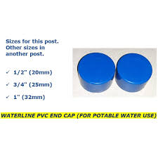 Use a wrench of you need to tighten it at all. Waterline Pvc End Cap For Potable Water Use 1 2 20mm 3 4 25mm 1 32mm Shopee Philippines