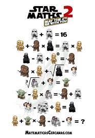 Star Maths 2 May The 4th Be With You Star Wars Day Math Math 2 Maths Puzzles