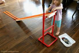 Also can we hit 2 likes for this video. How To Make A Pvc Pipe Adjustable Hot Wheels Car Ramp Frugal Fun For Boys And Girls