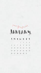 Iphone Homescreen Wallpaper Calendar Wallpaper January Wallpaper