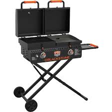Amazon.Com: Blackstone 1814 Stainless Steel Propane Gas Portable, Flat Top  Griddle Frill Station For Kitchen, Camping, Outdoor, Tailgating, Tabletop,  Countertop – Heavy Duty & 12, 000 Btus, 17 Inch, Black : Blackstone: Patio,  Lawn & Garden