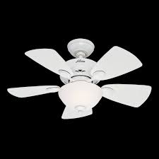 Ceiling fans are a blessing when the summer heat strikes. Hunter 34 Watson Snow White Ceiling Fan With Light Kit And Pull Chain Walmart Com Walmart Com
