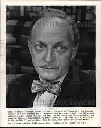 1956 Press Photo Actor Everett Sloane in "Phone Call for Matthew Quade"