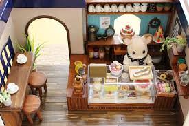 スイーツカフェどんぐり内装完成 ミニチュア ドールハウス シルバニアファミリー ドールハウス