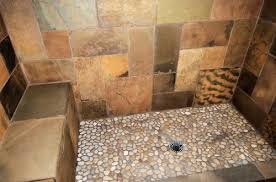 Asian Design Ideas Pictures Remodel And Decor Pebble Shower Floor Shower Floor Flooring