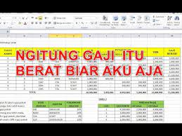Maybe you would like to learn more about one of these? Mengerjakan Soal Excel Daftar Gaji Dan Thr Tahun 2018 Youtube