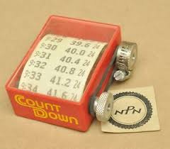Details About Vintage Off Road Motorcycle Count Down Enduro Paper Roll Chart Time Keeper Tool