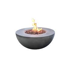 The fire pit table has a simple finish that is attractive to match any outdoor living space decor. Roca 34 Outdoor Fire Pit Propane Table Backyard Patio Heater Elementi Target
