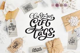 Christmas Gift Tags Graphic By Happy Letters Creative Fabrica