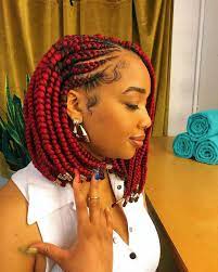 30 Stunning Examples Of Feed In Braids In 2021 Braided Hairstyles Hair Styles Bob Braids Hairstyles