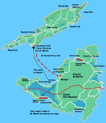Maps Of Anguilla And Neighboring St Martin Caribbean Islands Caribbean Travel Map Of Italy Regions