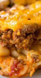 Johnny Marzetti Casserole Ground Beef Casserole Recipes Beef Casserole Recipes Hot Sausage Recipes