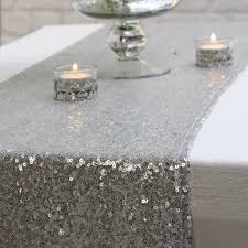 Silver Sequin Table Runner Available From Theweddingomd The Wedding Of My Drea Sequin Table Runner Silver Wedding Decorations 25th Wedding Anniversary Party