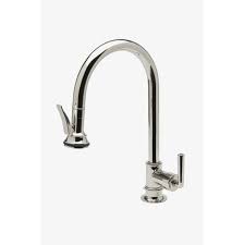 I much prefer the patina of our unlacquered brass kitchen faucet vs. Waterworks 07 41252 71224 At Russell Hardware Plumbing Hardware Showroom In Michigan Plumbing Hardware Showroom