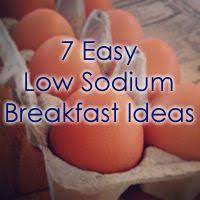 7 Easy Low Sodium Breakfast Ideas Lowsodiumhq Low Sodium Breakfast Low Sodium Low Salt Recipes
