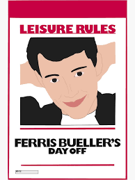 Ferris Bueller’s Day Off Movie Poster Sticker
